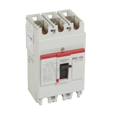 Legrand DRX125 термомагнитный 63A 3П 36kA, 027224