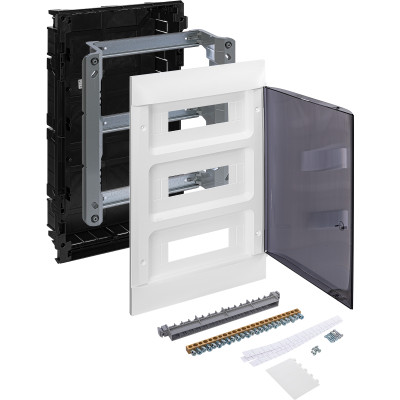 Legrand Practibox S Пластиковый щиток Встраиваемый 3X12 Дымчатая дверь, 135553