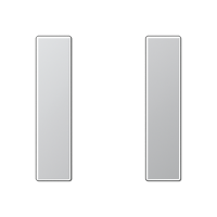 комплект накладок 1гр алюминий, A501TSAAL