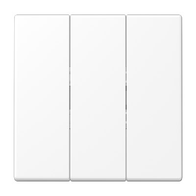 Клавиша для трёхклавишных механизмов; термопласт; белый матовый, LS993BFWWM