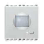 Vimar Детектор присутствия с пассивным ИК-датчиками,2-модульный SAI-BUS ,серебро матовое, 20485.N