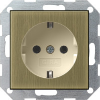 0188613 Gira Вставка розетки с з/к