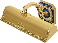 FD1023AZEN Fede Светильник для картин (BIG SHADE) SMALTO ITALIANO, Blue Sapphire