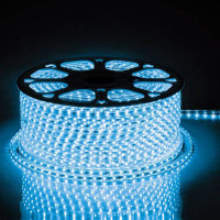 Лента светодиодная, 60SMD(2835)/m 4.4W/m 230V IP65 100m, синий, FERON LS704 с 2 сетевыми шнурами, 2 заглушками, 2 коннекторами,10 крепежами в комплект, Feron 26242