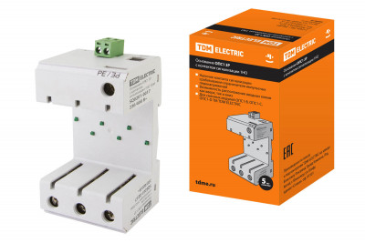 Основание ОПС1 3Р с контактом сигнализации 1НО TDM Electric, SQ0201-0017