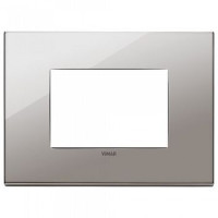 Vimar Накладка на 3 модуля, черный хром, 22653.83