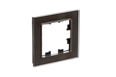 ATN320601 - ATLASDESIGN NATURE 1-постовая РАМКА, ОРГАНИЧЕСКОЕ СТЕКЛО МОККО, Systeme Electric