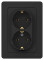 BLANCA С/У РОЗЕТКА двойная с заземлением без шторок, 16А, 250В, АНТРАЦИТ