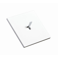 Fontini Выключатель 1-клавишный, цвет белый, ручка - хром, Fontini, серия Font barcelona 5.1