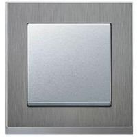 Merten M-Pure розетки, выключатели, рамки М-Пур - Сталь