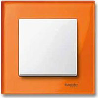 Выключатель 1-клавишный, вставка - белый, рамка стекло цвет кальцит, серия M-Elegance Выключатель 1-клавишный, вставка - белый, рамка стекло цвет кальцит, серия M-Elegance