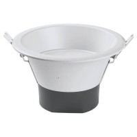 61417 Светодиодный светильник TENNA, 12W(LED), 1200lm, 3000K, ?165, алюминий/белый