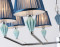 Подвесной светильник с керамикой E14*8, AMBRELLA LIGHT, LH75063