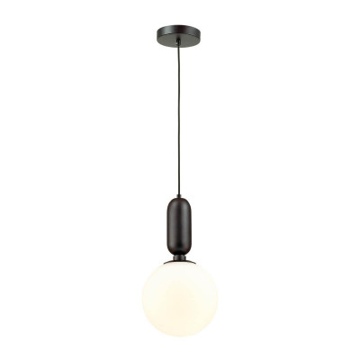 4668/1 PENDANT ODL20 309 черный/белый Подвес E27 1*40W (тип лампы СВЕЧА) 220V OKIA