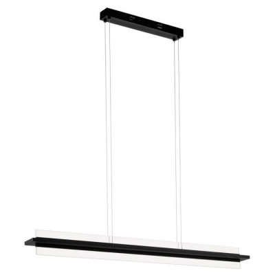 98495 Светод. подвес SPADAFORA димм., 18W(LED), L1160, B80, H1100, алюминий, сталь, черный/пластик,