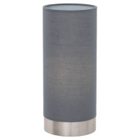 95119 Настольная лампа PASTERI с сенсорн. димм., 1х40W (E27), ?120, H255, никель мат./текстиль, серы