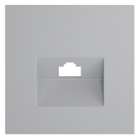Накладка для розетки компьютерной RJ45 кат.6, S70 (серый), VLS001316