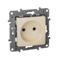 Legrand Розетка без заземления - Legrand Etika - без шторок 16А 250В винтовые зажимы - слоновая кость, 672320