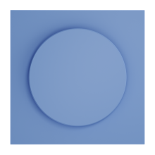 Накладка для светорегулятора поворотно-нажимного, S70 (деним), VLS002015