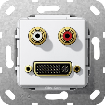 Разъем DVI, тюльпан аудио