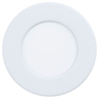 99147 Светодиод. встраив. светильник FUEVA 5, 2,7W (LED), ?86, ET26, 360lm, 4000K, сталь, белый/пла