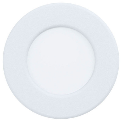 99147 Светодиод. встраив. светильник FUEVA 5, 2,7W (LED), ?86, ET26, 360lm, 4000K, сталь, белый/пла