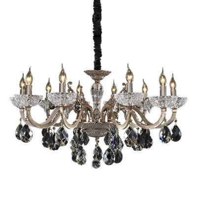 Lightstar 719108 (MD55170/10) Люстра ARTIFICI 10x60W E14 МЕДЬ/ПРОЗРАЧНЫЙ (в комплекте)