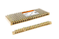 Шина "N" нулевая 8x12мм 20/2 (20 групп/крепеж по краям) TDM Electric, SQ0801-0073