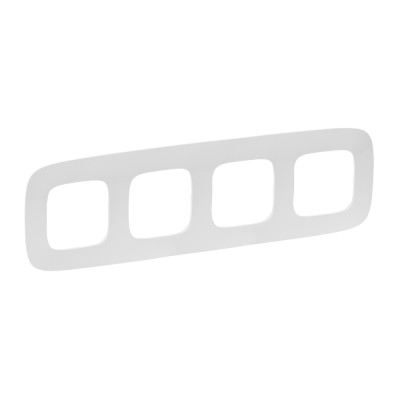 Legrand Valena ALLURE.Рамка "Белая".4-постовая универсальная, 754304