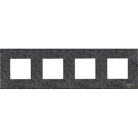 N2274 PZ - Рамка 4-постовая, серия Zenit, натуральный сланец - 2CLA227400N2201