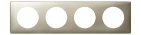 Legrand Рамка - Программа Celiane - металлик - 4 поста - титан, 068904