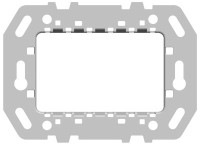 N2473.9 - Суппорт стальной для рамок итальянского стандарта, на 1-2-3 модуля, без монтажных лапок - 2CLA247390N1001 N2473.9 - Суппорт стальной для рамок итальянского стандарта, на 1-2-3 модуля, без монтажных лапок - 2CLA247390N1001