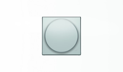 ABB SKY Серебристый алюминий Накладка с поворотной ручкой для механизма поворотного светорегулятора