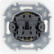 Розетка с заземлением, защитной крышкой и интегрированными защитными шторками Legrand Inspiria для скрытого монтажа , степень пылевлагозащиты IP44, цвет "Алюминий". Максимальный ток 16 А, напряжение ~250В, максимальная мощность 3680 Вт.
