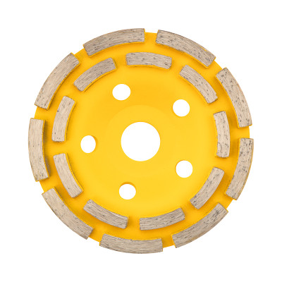 Чашка алмазная шлифовальная 2-ряд 125х22.2 мм Kranz, KR-90-0151