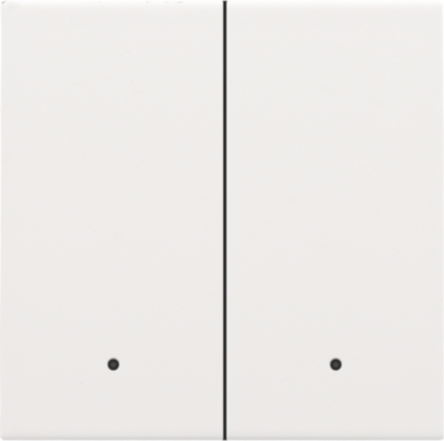 Niko Home Control Пластик Белая сталь Клавиша двойная NHC с/п, 154-32004