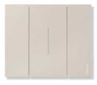 Bticino Living Now Выключатель 1-клавишный, цвет песочный