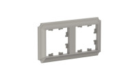 ATN100502 - ATLASDESIGN ANTIQUE 2-постовая РАМКА, универсальная, ШАМПАНЬ, Systeme Electric