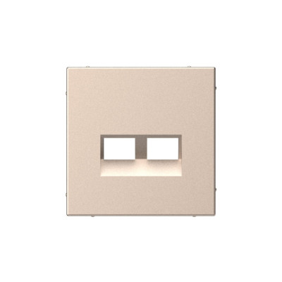 GAL001290 - ARTGALLERY НАКЛАДКА ДВОЙНАЯ для информационных функций типа Keystone, ПЕСОЧНЫЙ, Systeme Electric