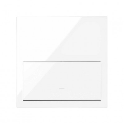 Simon 10020101-130 Кит 1 пост, фронт. 1 рамка «минимум» + 1 клавиша выключателя цвета белый глянец S100