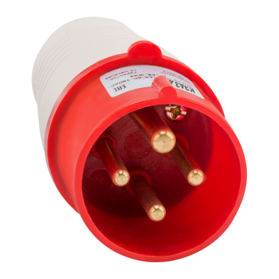 КЭАЗ Вилка кабельная 024-32А-6h-380AC-3P+PE-IP44, 222739