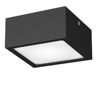 Lightstar 213927 Светильник ZOLLA QUAD LED-SQ 10W 780LM ЧЕРНЫЙ 4000K IP44 (в комплекте)
