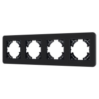 049717 - Рамка стеклянная FRM-OMALI-SFGS-4-BK (Arlight, -)