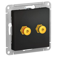 IRIDIUM Розетка Аудио для подключения звуковых устройств. Цвет черный, M0905 IRIDIUM Розетка Аудио для подключения звуковых устройств. Цвет черный, M0905