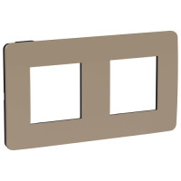 рамка 2-поста, песочный/антрацит