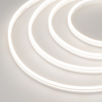 Светодиодная лента герметичная MOONLIGHT-SIDE-M196-03x06mm 24V Day4000 (7.2 W/m, IP54, 2216, 5m, wire x2) (Arlight, Силикон), 039565