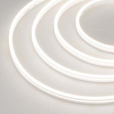 Светодиодная лента герметичная MOONLIGHT-SIDE-M196-03x06mm 24V Day4000 (7.2 W/m, IP54, 2216, 5m, wire x2) (Arlight, Силикон), 039565