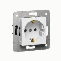 Legrand Cariva DIY Розетка2К+З, нем., винты, шт. бел, 695947 Legrand Cariva DIY Розетка2К+З, нем., винты, шт. бел, 695947