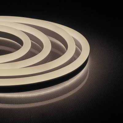 Лента светодиодная,120SMD(2835)/м  9,6Вт/м 230V IP67 50м, 3000К , FERON LS720 с 1 сетевым шнуром, 1 заглушкой, 1 коннектором в комплекте, Feron 29561