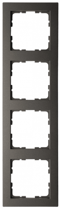 Рамка G-Classic  4-постовая, цвет Мокко, G1004Z, Jasmart Electric